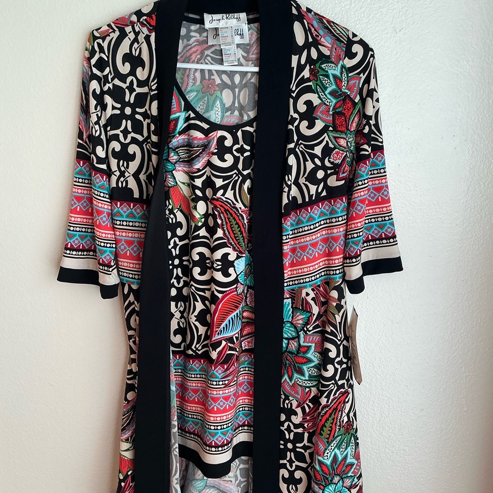Joseph Ribkoff Black and White Dress